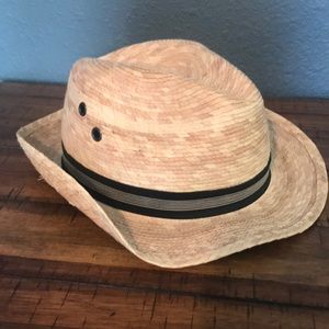 Tan Wooven Hat